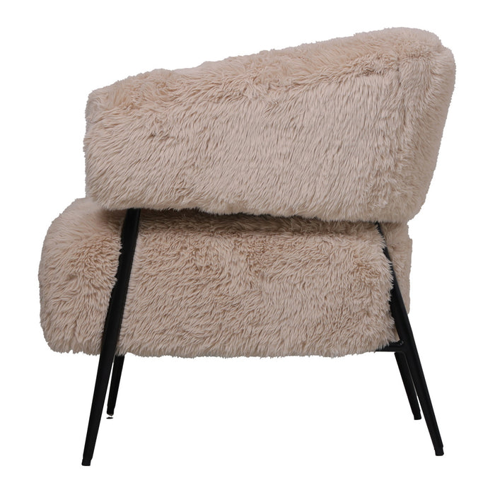 DÉJA Living - Fauteuil Taupe Stof - 86x74x78cm - Bogo