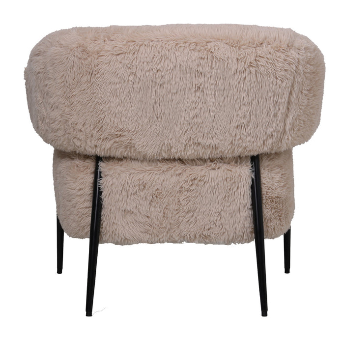 DÉJA Living - Fauteuil Taupe Stof - 86x74x78cm - Bogo