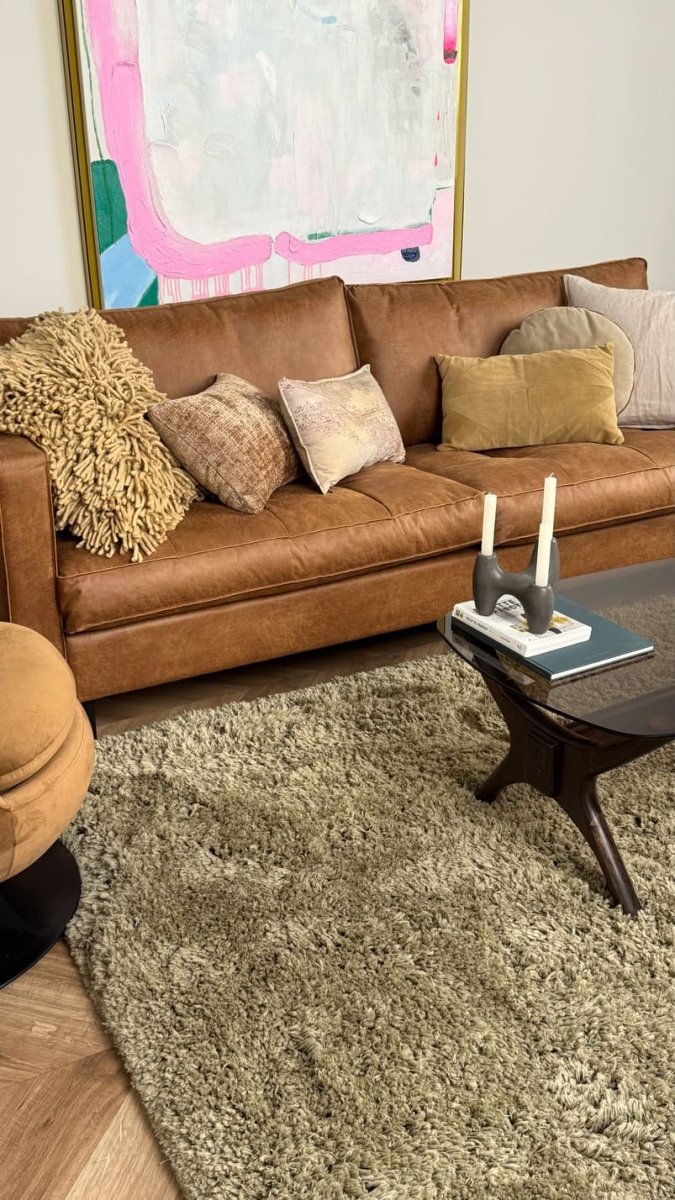 Hoogpolig vloerkleed Pilo groen polyester Interieur05 - 160 x 230 cm