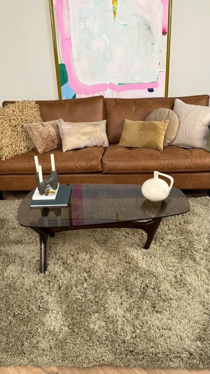 Hoogpolig vloerkleed Pilo groen polyester Interieur05 - 160 x 230 cm