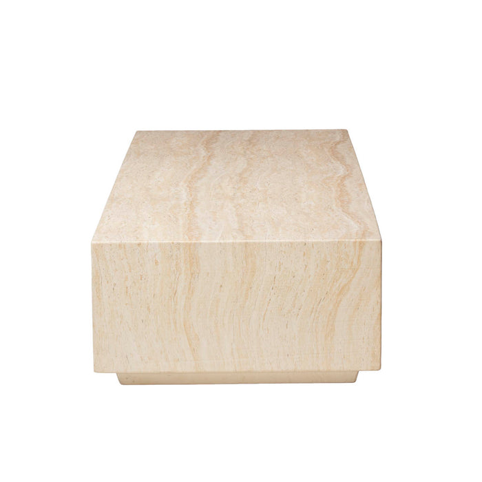 DÉJA Living - Salontafel Lichtbruin Eco Composiet - 140x60x32cm - Ribe