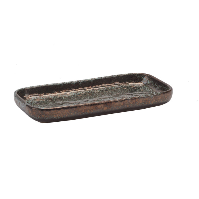 Ugo Tray Vintage Bronze | Bruin | Stoneware
