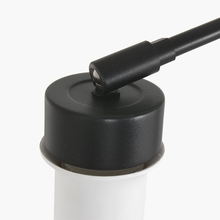 Steinhauer - Wandlamp Zwart Metaal|Linnen - 90x30x80cm - Prestige Chic