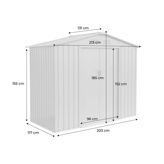 sweeek - Tuinhuis 2,71m² met ankerkit