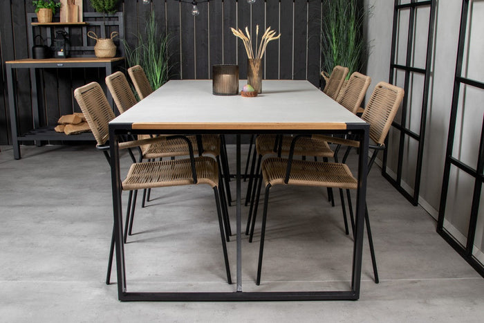 Rebellenclub Rama Tuinstoel - Set van 2 - Bruin