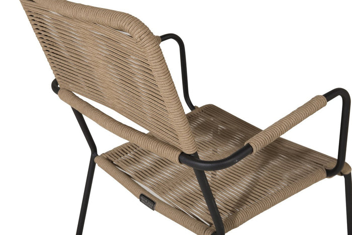 Rebellenclub Rama Tuinstoel - Set van 2 - Bruin