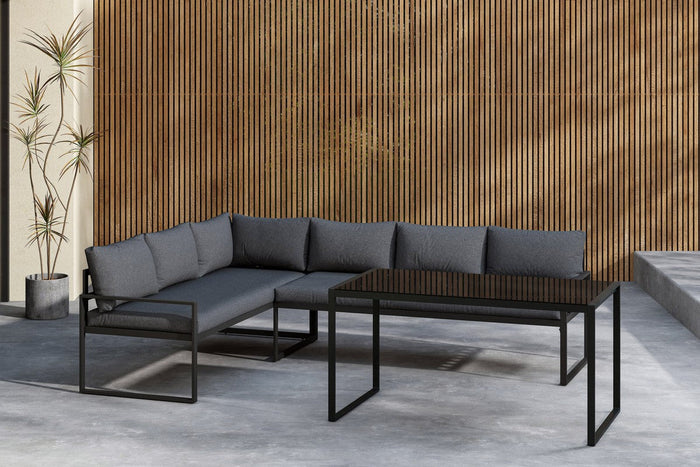 Rebellenclub Zeno Hoekloungeset - Grijs