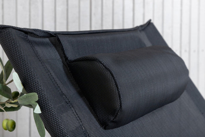 Rebellenclub Nico Loungestoel - Set van 2 - ZwartÊ