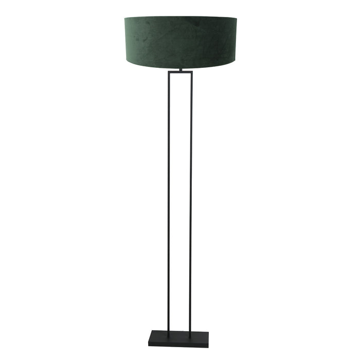 Steinhauer - vloerlamp - Stang - zwart - metaal velours stof - Ø 50cm