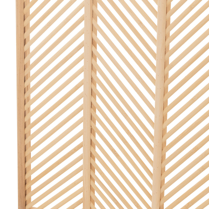 J-Line scherm Mili - bamboe|multiplex - naturel