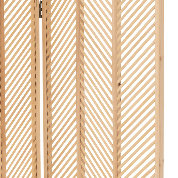 J-Line scherm Mili - bamboe|multiplex - naturel