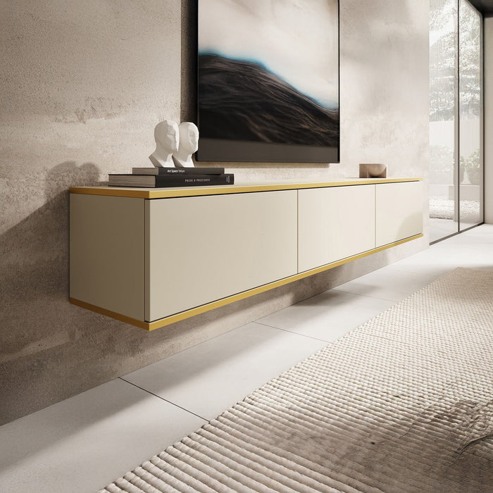 Meubella - TV-Meubel Orleans - Beige - 175 cm