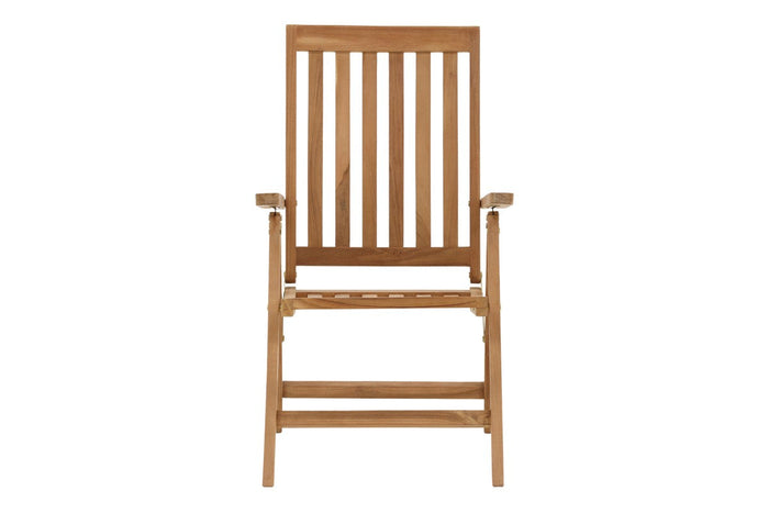 Rebellenclub Crema Verstelbare Tuinstoel - Naturel HoutÊ