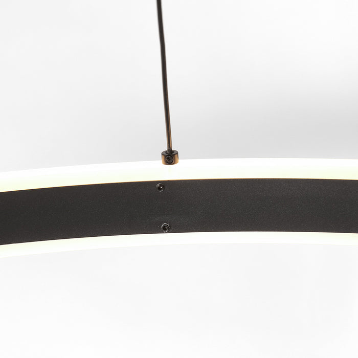 Steinhauer - Hanglamp Zwart Metaal - 100x100x190cm - Ringlux