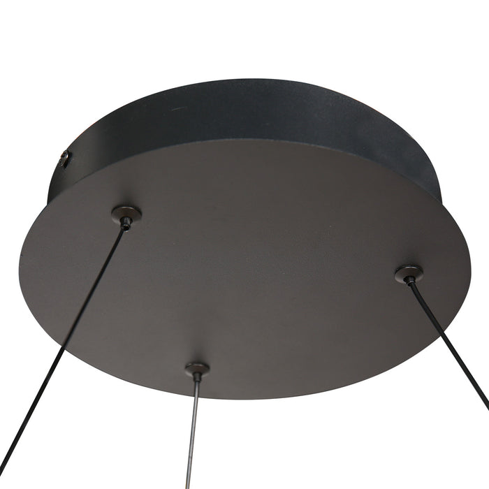 Steinhauer - Hanglamp Zwart Metaal - 100x100x190cm - Ringlux