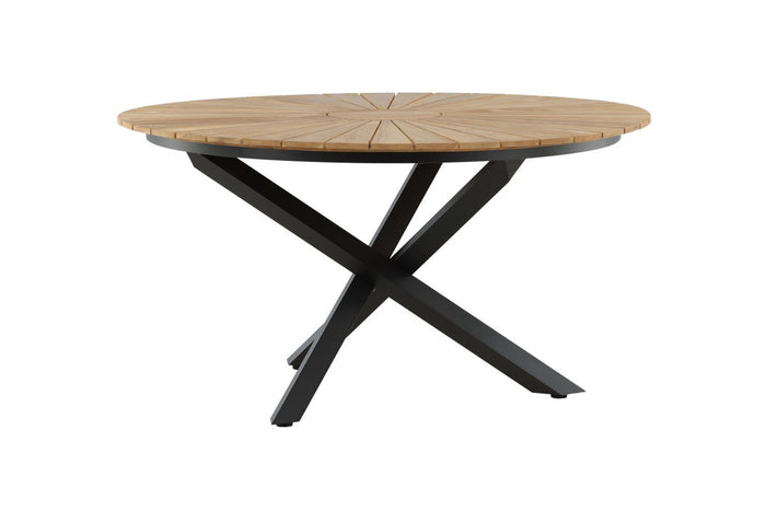Rebellenclub Tonga Tuintafel - ¿140 cm - Zwart