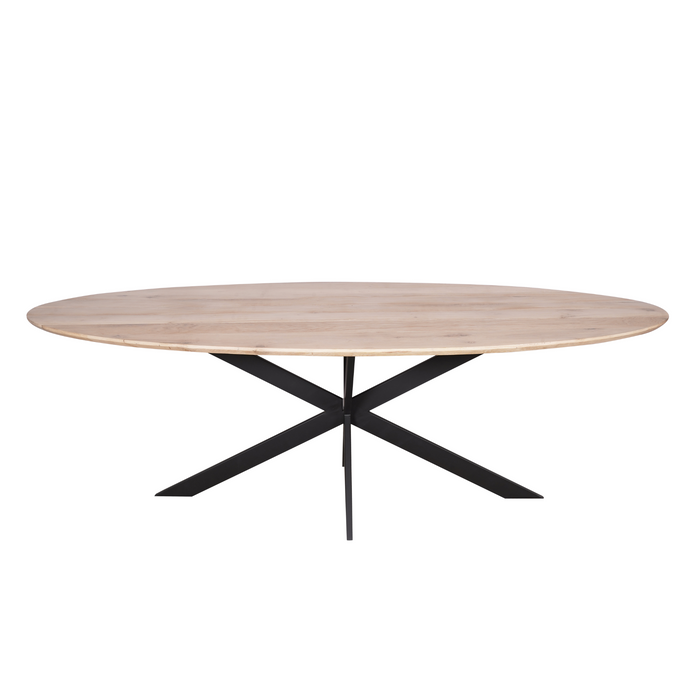 Starfurn Eiken eettafel Ferris | Ovaal 210 cm | Naturel