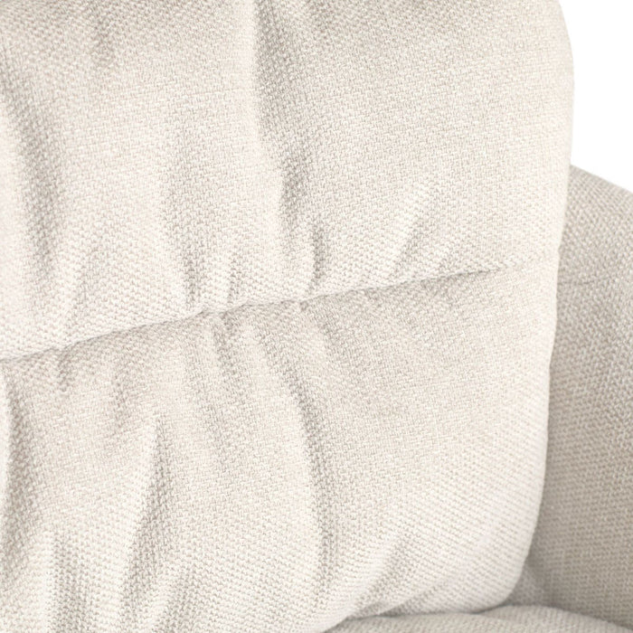 Nolon Nena-Mia Eetkamerstoel Beige - met Armleuning - Houten Poten