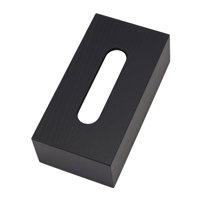 Tissuehouder Cole Black | Zwart | Hout