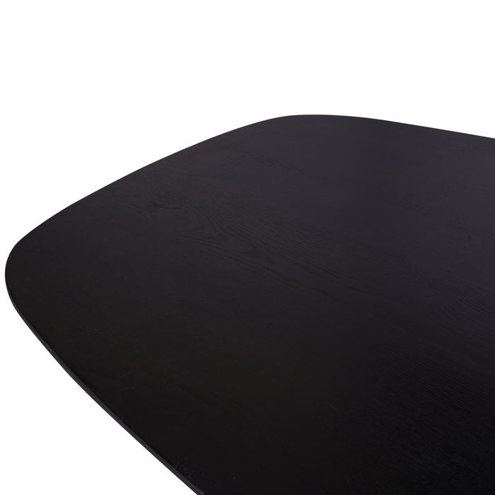 Starfurn Eiken eettafel Ferris | Deens Ovaal 240 cm | Zwart