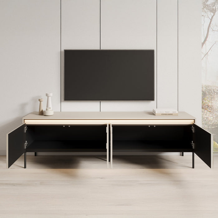 Meubella - TV-Meubel Timoteo - Beige - 193 cm