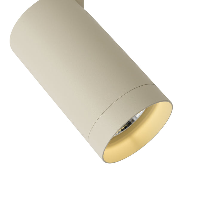 QAZQA Moderne spot beige voor railsysteem 1-fase GU10 70mm - Iconic
