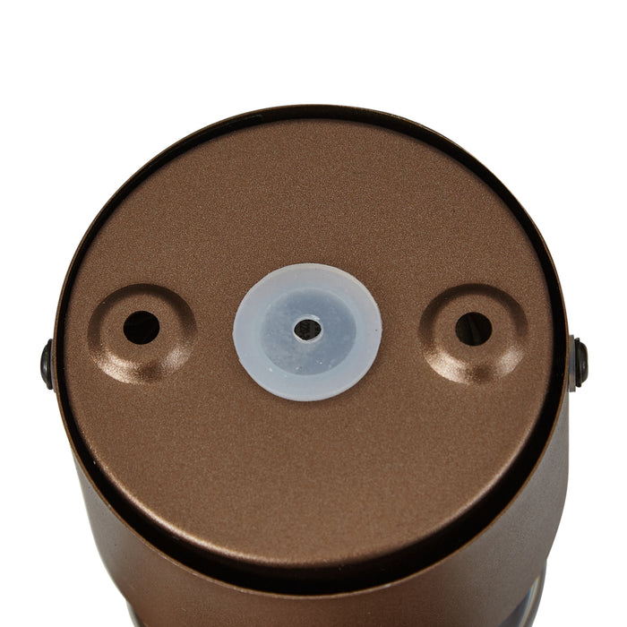 QAZQA Design wandlamp donker brons incl. LED IP44 - Lens