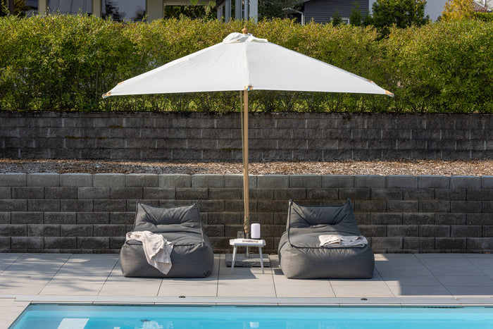 Rebellenclub Helle Parasol - ¿300 cm - WitÊ