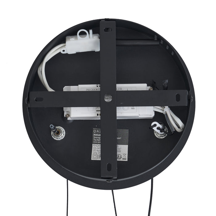 QAZQA Moderne hanglamp zwart 59cm incl. LED 3-staps dimbaar - Anello