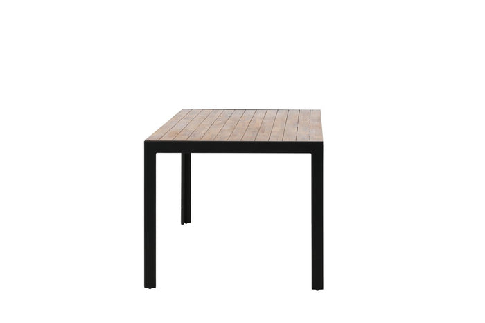 Rebellenclub Rama Tuintafel - 205 x 90 cm - Zwart
