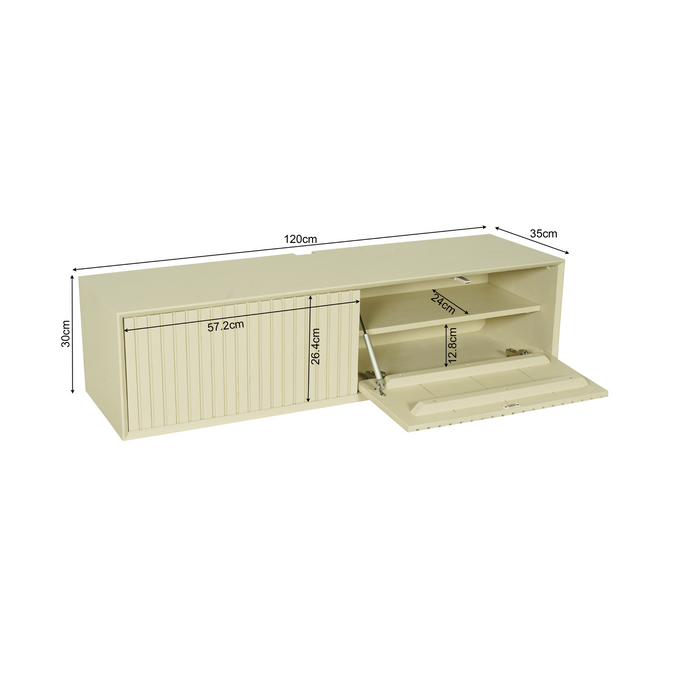 Starfurn Zwevend tv meubel Madison Sand | 120 cm