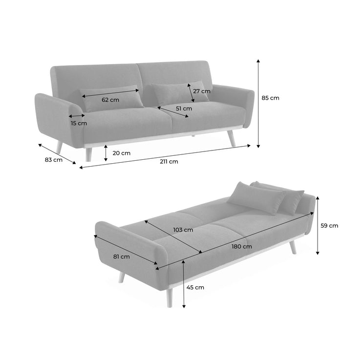sweeek - Slaapbank, 2-persoons
