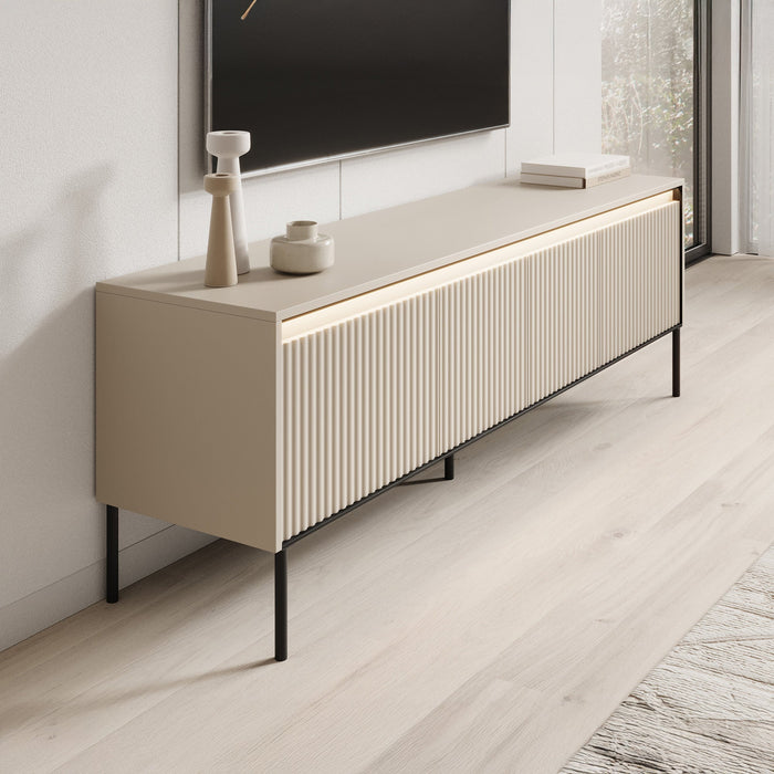 Meubella - TV-Meubel Timoteo - Beige - 167 cm