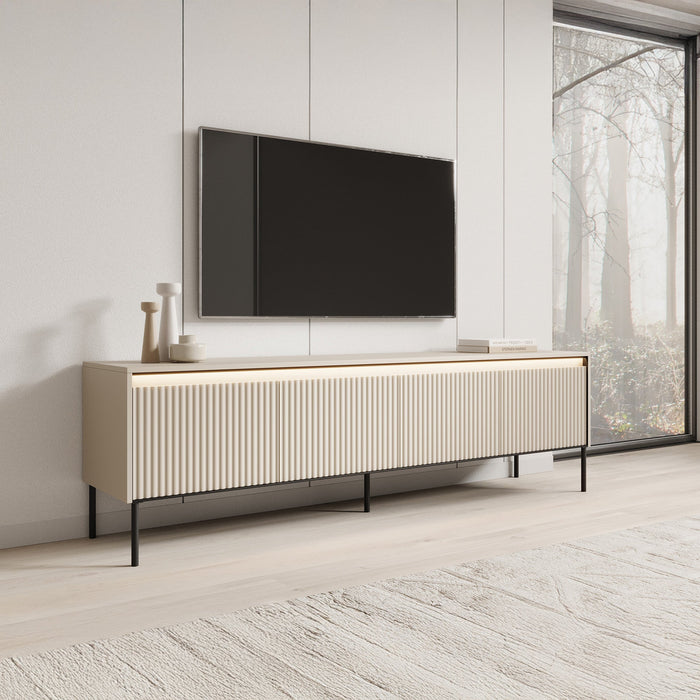 Meubella - TV-Meubel Timoteo - Beige - 193 cm