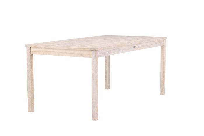 Rebellenclub Crema Tuintafel - 180 x 90 cm - Whitewash