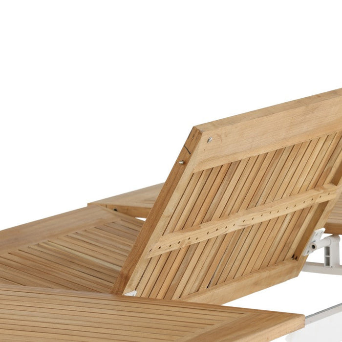 Rebellenclub Castor Tuintafel - 160 x 90Ê cm - Wit