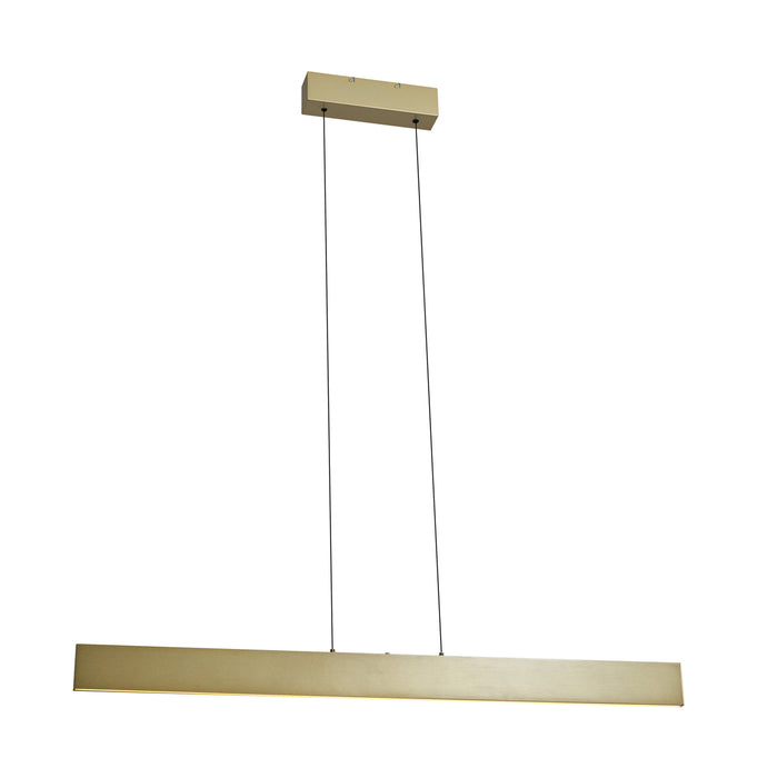 QAZQA Moderne hanglamp messing incl. LED dimbaar en 3-way switch