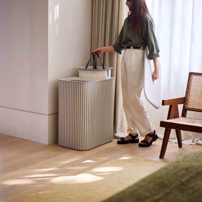 Joseph Joseph Tota Luxe Wasmand 90 L - Ecru
