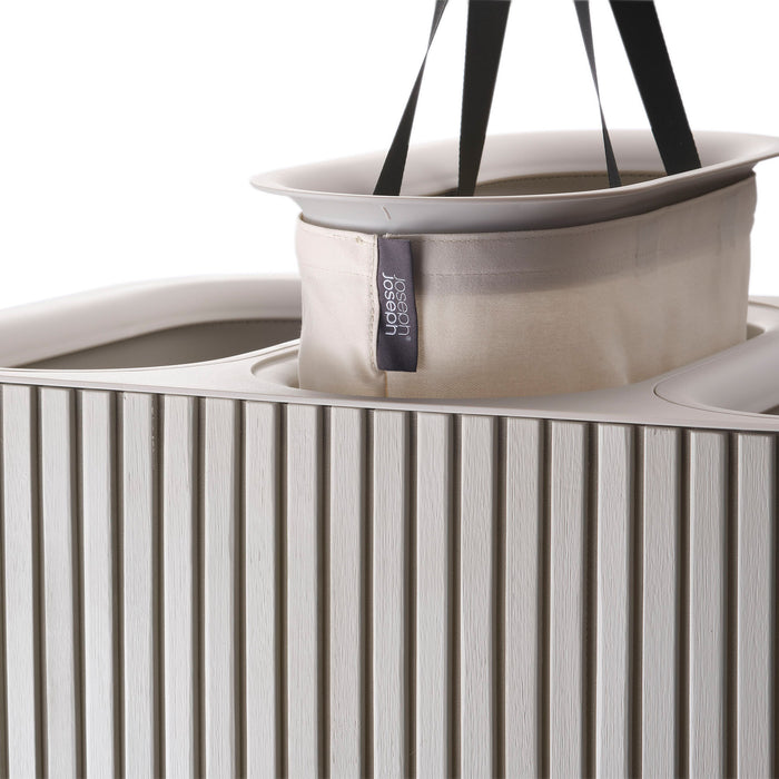Joseph Joseph Tota Luxe Trio Wasmand 90 L - Ecru