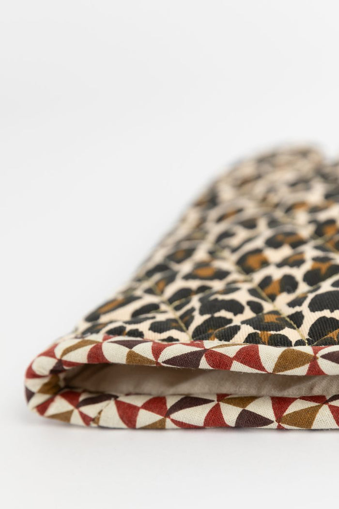 Sissy-Boy Bruine ovenwant met leopard print