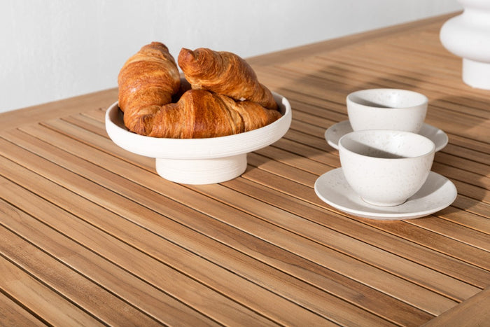 Rebellenclub Castor Tuintafel - 160 x 90Ê cm - Wit