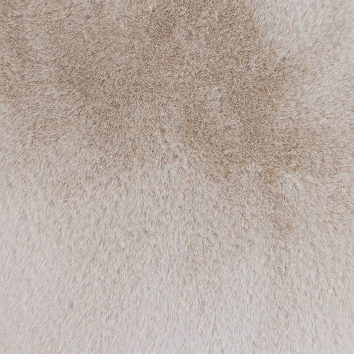 icon Milano XL Poef - Fluffy Pluche Imitatiebont - Crème