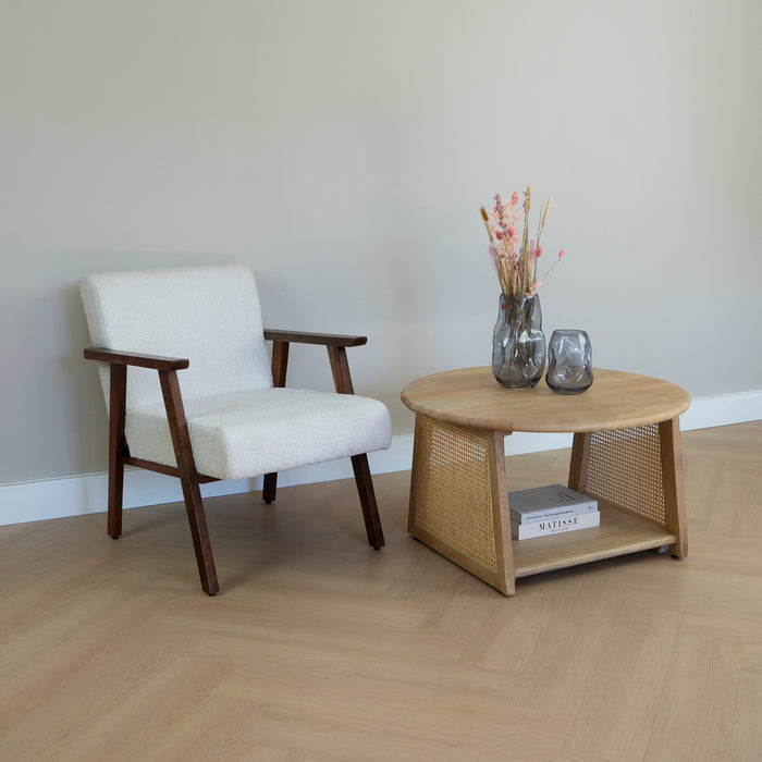 Lewis & Loft Salontafel Lene – Rotan – FSC® mangohout – Naturel