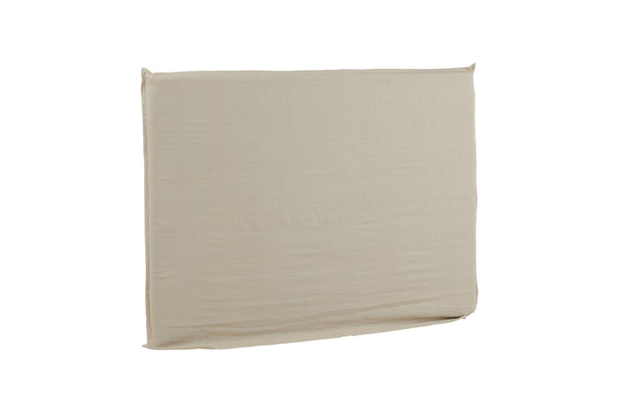 Fjôrd - Hoofdbordhoes Beige Stof - 180x140x10cm - Signe