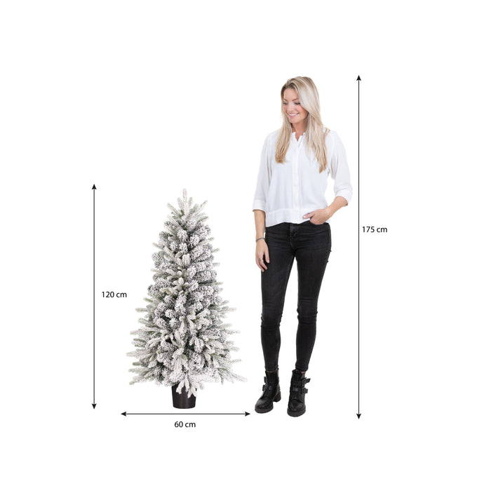 Black Box Trees Grimshaw Kunstkerstboom in Pot - H120 x Ø60 cm-Groen