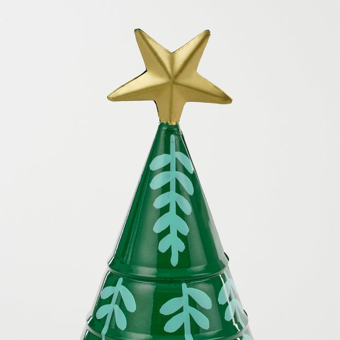 Mica Decorations Decoratie Kerstboom - H46 x Ø13 cm - IJzer - Groen