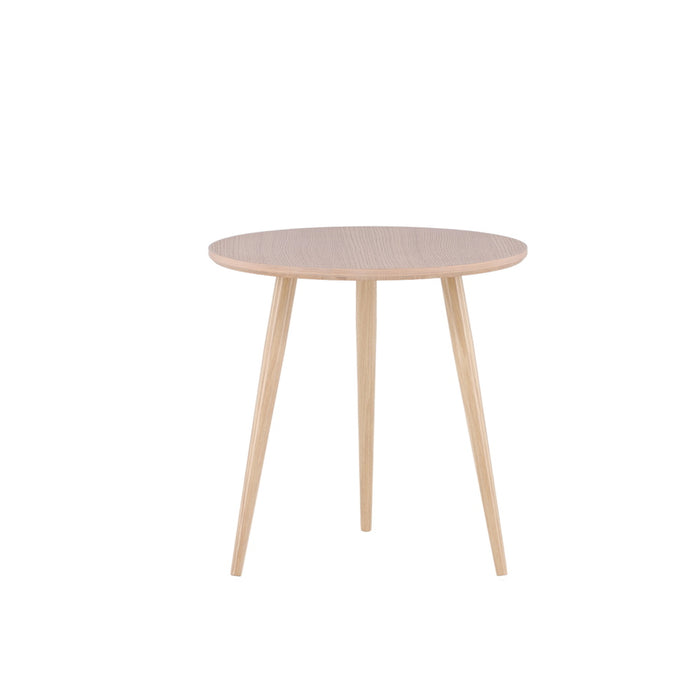 Fjôrd - Bijzettafel Naturel MDF - 48x48x50cm - Askim