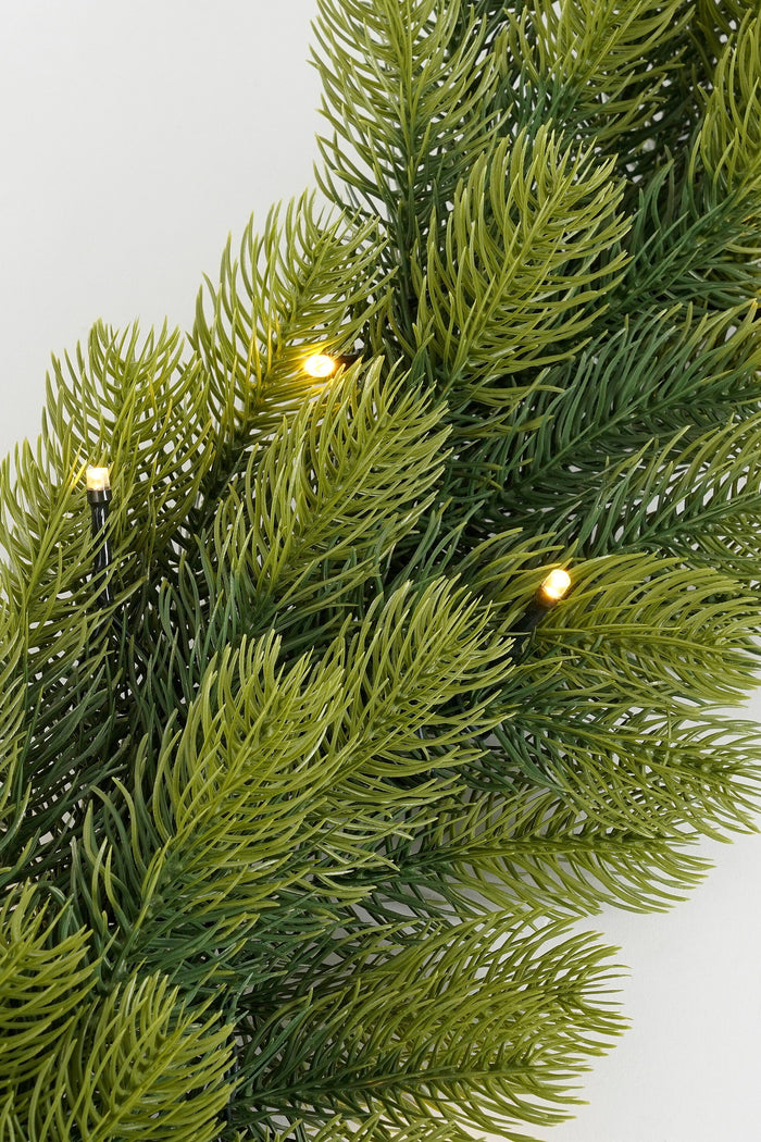 Black Box Trees Nagoya Guirlande met Verlichting-L180 x Ø20 cm-Groen