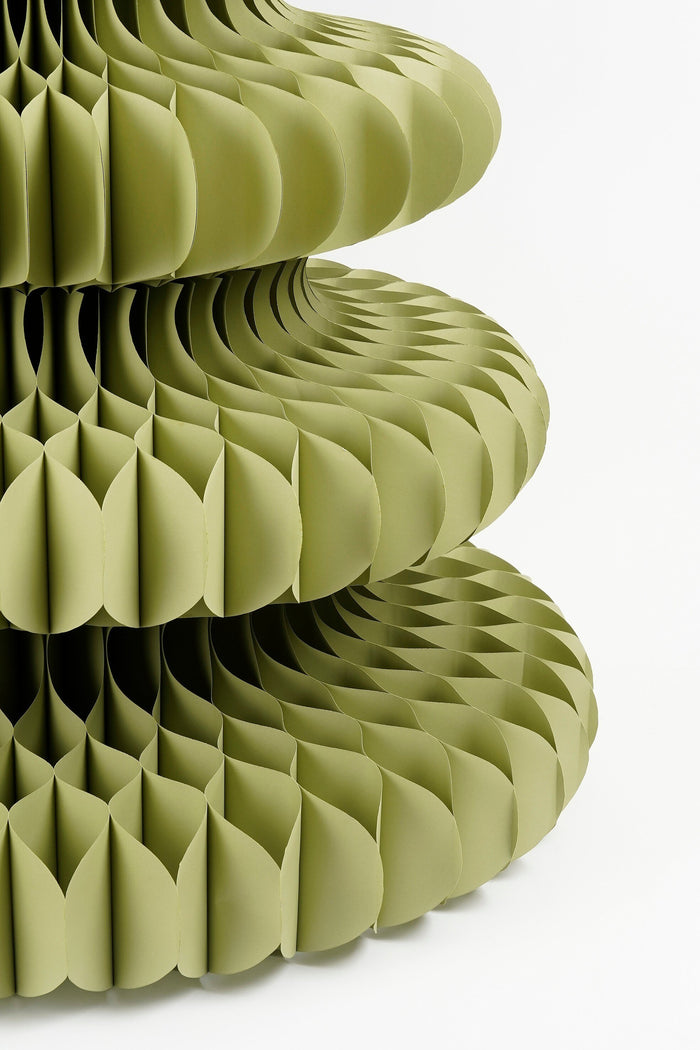 Mica Decorations Decoratie Kerstboom - H212 x Ø148cm-Papier-Groen