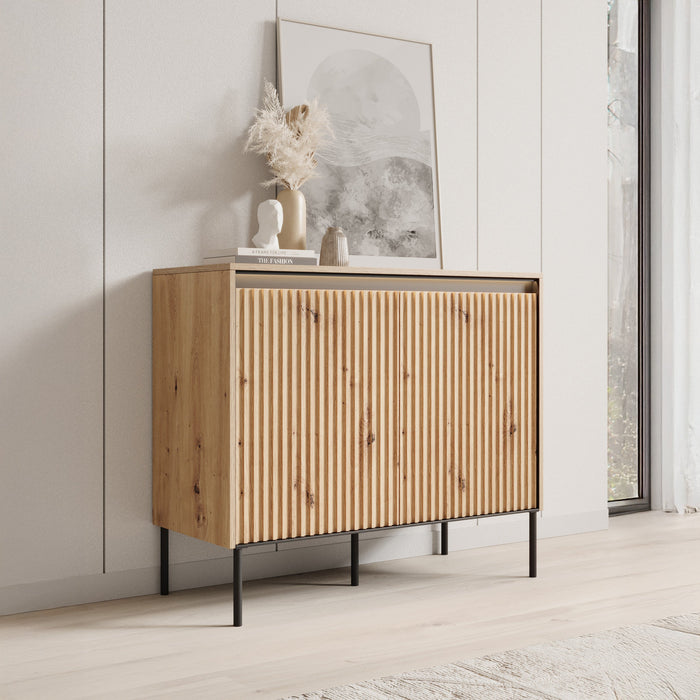 Meubella - Dressoir Timoteo - Eiken - 98 cm